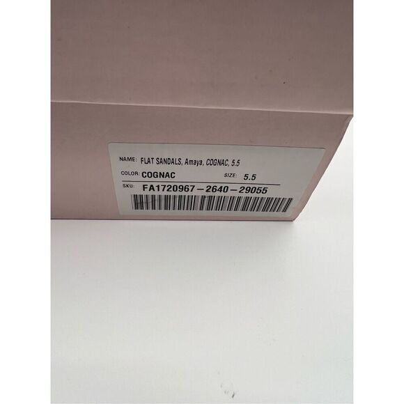 Just fab amaya flat sandals cognac - Picture 5 of 8